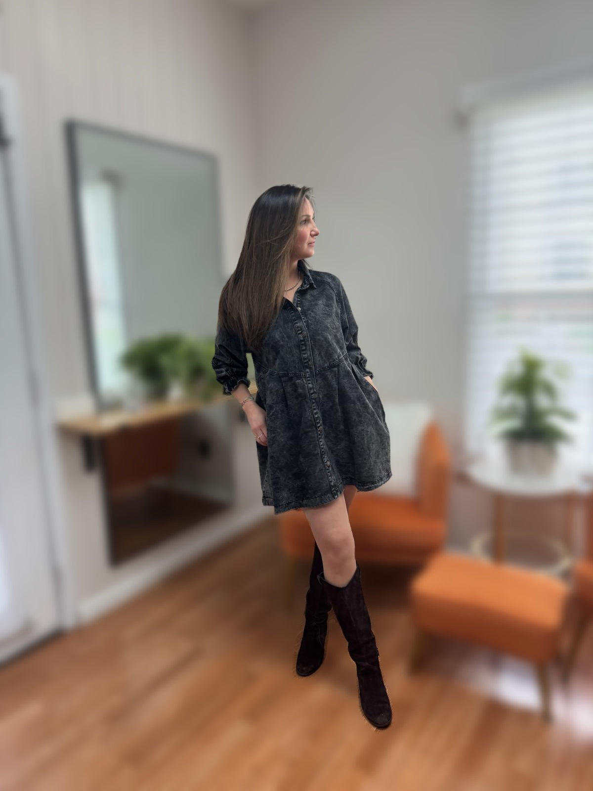 Lola Denim Dress