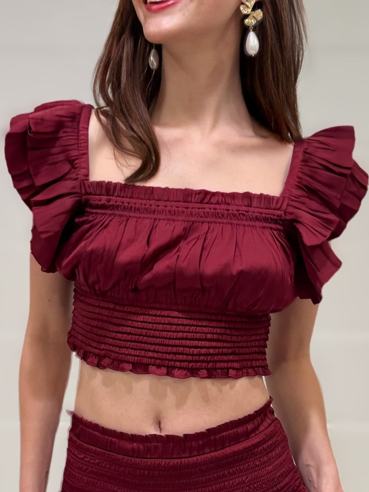 Rose Crop Top
