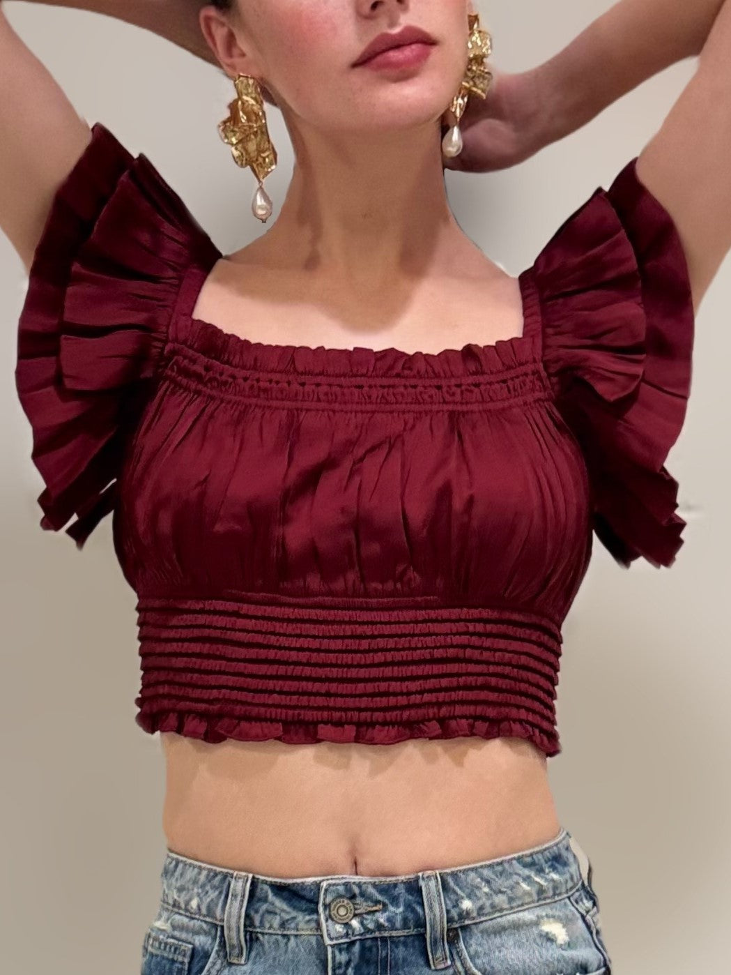 Rose Crop Top