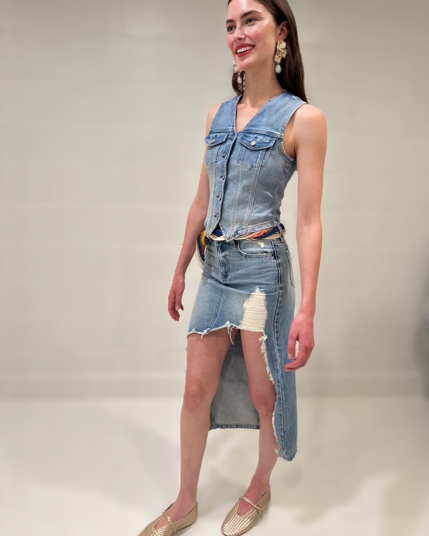 Olivia Denim Vest