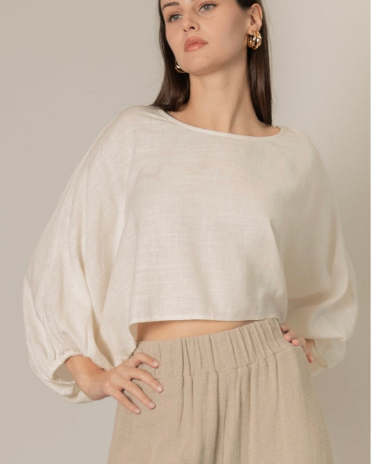 Kira Top Ivory