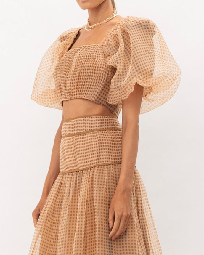 Alaia Pintuck Blouse