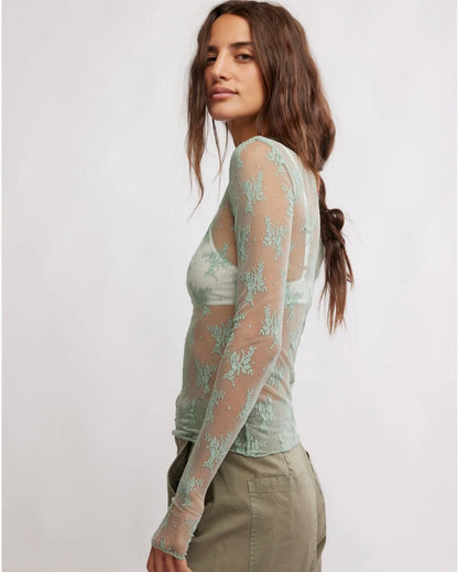 Anja Top Sage Green