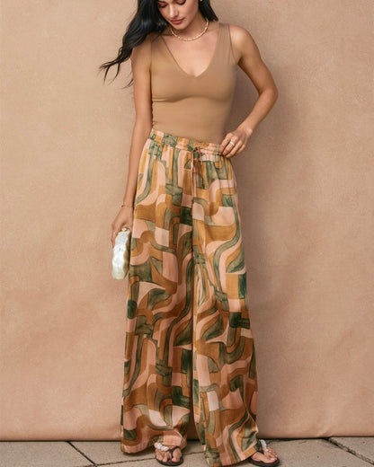 Wendy Abstract Pants
