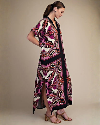 Dona Maxi Print Dress