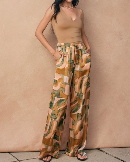 Wendy Abstract Pants